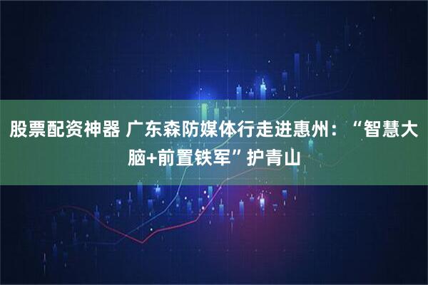 股票配资神器 广东森防媒体行走进惠州：“智慧大脑+前置铁军”护青山